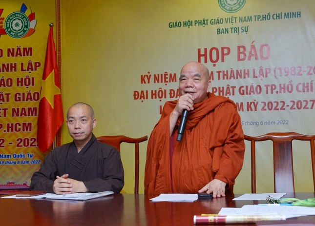 Hòa thượng Thích Thiện Tâm, Phó Trưởng ban Tổ chức phát biểu Hòa thượng Thích Thiện Tâm, Phó Trưởng ban Tổ chức phát biểu