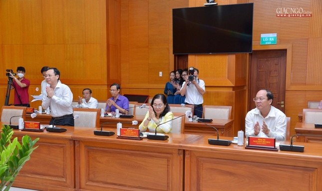 Các Phó Bí thư Thành ủy tại buổi tiếp Các Phó Bí thư Thành ủy tại buổi tiếp