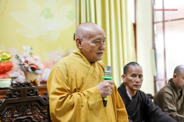 Hòa thượng Thích Nhật Quang phát biểu Hòa thượng Thích Nhật Quang phát biểu