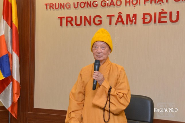 Trưởng lão Hoà thượng Quyền Pháp chủ GHPGVN phát biểu khai mạc Trưởng lão Hoà thượng Quyền Pháp chủ GHPGVN phát biểu khai mạc