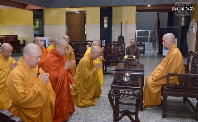 Đức Pháp chủ hứa khả và lưu ý một số việc về Đại giới đàn với chư tôn đức