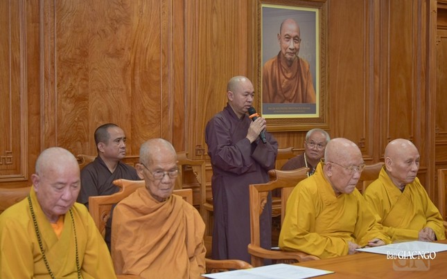 Thượng tọa Thích Đức Thiện giải trình thêm các vấn đề liên quan Hội đồng Trị sự