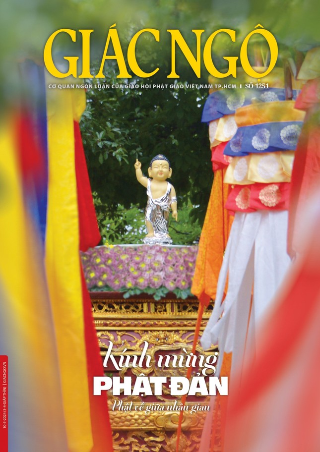 Bìa giai phẩm Giác Ngộ kính mừng Phật đản Phật lịch 2568