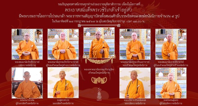 Chư vị giáo phẩm Việt tông tại Thái Lan được sắc phong Chư vị giáo phẩm Việt tông tại Thái Lan được sắc phong