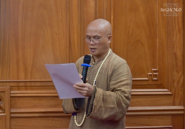 Thượng tọa Thích Giác Dũng, Thư ký Văn phòng Hội đồng Chứng minh bạch trình Thượng tọa Thích Giác Dũng, Thư ký Văn phòng Hội đồng Chứng minh bạch trình