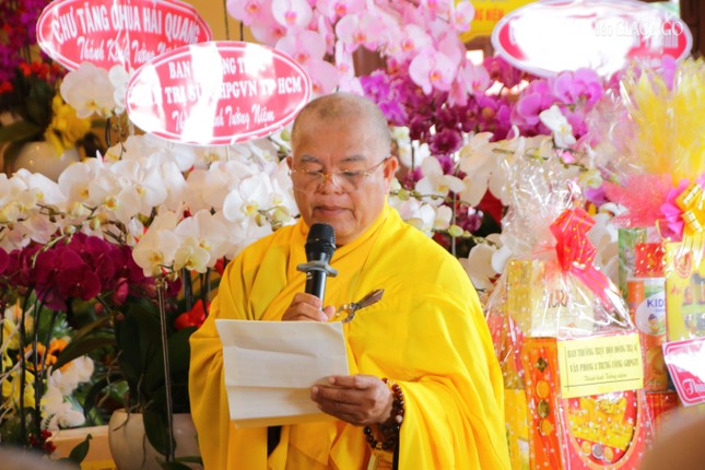 Hòa thượng Thích Thiện Hòa, Trưởng ban Trị sự GHPGVN quận Tân Phú cung tuyên tiểu sử Hòa thượng Thích Thiện Hòa, Trưởng ban Trị sự GHPGVN quận Tân Phú cung tuyên tiểu sử