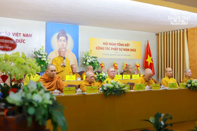 Hòa thượng Thích Đạt Niệm bày tỏ niềm hoan hỷ trước những thành tựu Phật sự của Ban Trị sự GHPGVN TP.Thủ Đức đã đạt được Hòa thượng Thích Đạt Niệm bày tỏ niềm hoan hỷ trước những thành tựu Phật sự của Ban Trị sự GHPGVN TP.Thủ Đức đã đạt được