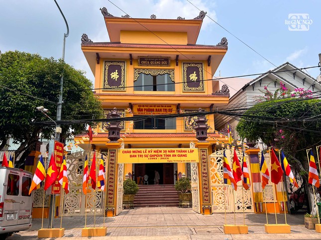 Tại trụ sở Văn phòng Ban Trị sự - chùa Quảng Đức