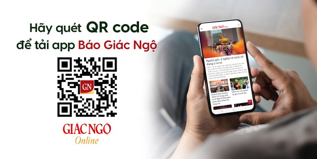 Quét QR code trên điện thoại để tải app Báo Giác Ngộ Quét QR code trên điện thoại để tải app Báo Giác Ngộ