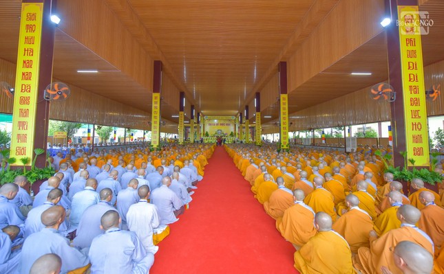 Quang cảnh Lễ khai mạc Đại giới đàn Đạt Thanh Phật lịch 2567 do Ban Trị sự GHPGVN tỉnh Đồng Nai tổ chức