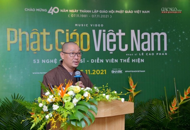 Đại đức Thích Minh Thuận, Phó ban kiêm Thư ký Ban TT - TT điểm lại quá trình thực hiện dự án