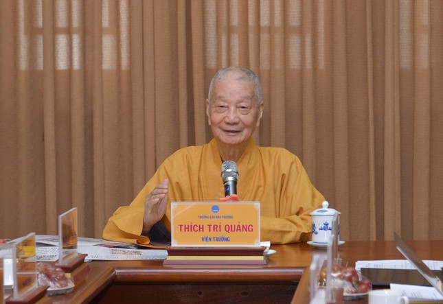 Trưởng lão Hòa thượng Viện trưởng chia sẻ những kỷ niệm về thời gian đầu khi xây dựng cơ sở của Học viện tại xã Lê Minh Xuân Trưởng lão Hòa thượng Viện trưởng chia sẻ những kỷ niệm về thời gian đầu khi xây dựng cơ sở của Học viện tại xã Lê Minh Xuân