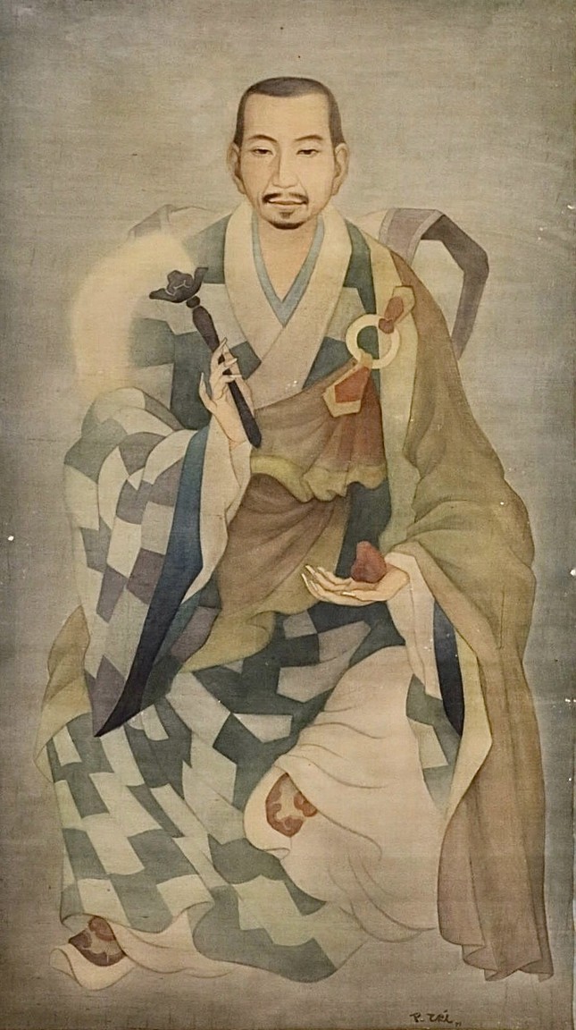 Tôn dung Tổ sư Thiệt Diệu Liễu Quán do Họa sĩ Phạm Đăng Trí thể hiện Tôn dung Tổ sư Thiệt Diệu Liễu Quán do Họa sĩ Phạm Đăng Trí thể hiện