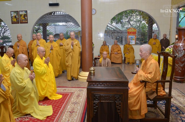 Đại lão Hòa thượng Thích Trí Quảng có lời sách tấn đến chư Tăng trong Tông môn Vạn Đức