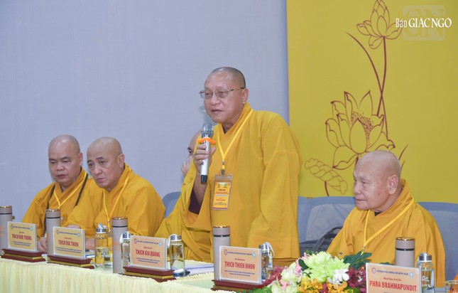 Hòa thượng Thích Gia Quang, Phó Chủ tịch Hội đồng Trị sự, Trưởng ban Thông tin - Truyền thông T.Ư thông tin về trung tâm báo chí của Đại lễ