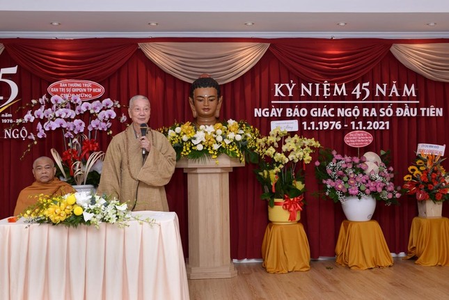 Trưởng lão HT.Thích Trí Quảng phát biểu