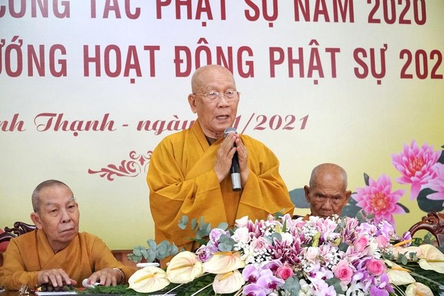 Hòa thượng Thích Như Niệm ban đạo từ