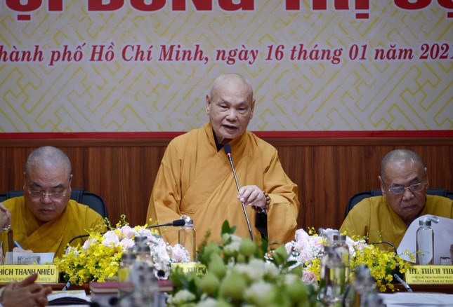 HT.Thích Thiện Nhơn phát biểu khai mạc Hội nghị Ban Thường trực HT.Thích Thiện Nhơn phát biểu khai mạc Hội nghị Ban Thường trực