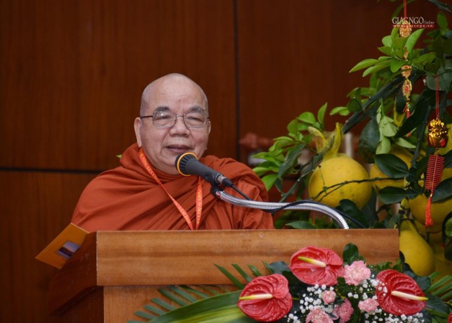 Hòa thượng Thích Thiện Tâm phát biểu khai mạc Hòa thượng Thích Thiện Tâm phát biểu khai mạc