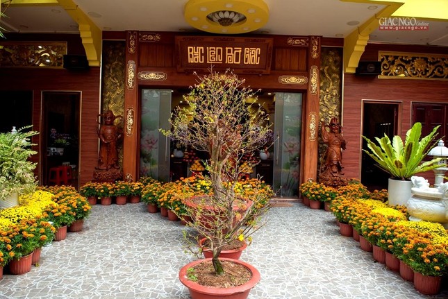 Tết với hoa vạn thọ tại chùa Minh Đạo - Quận 3, TP.HCM - Ảnh: Đăng Huy Tết với hoa vạn thọ tại chùa Minh Đạo - Quận 3, TP.HCM - Ảnh: Đăng Huy