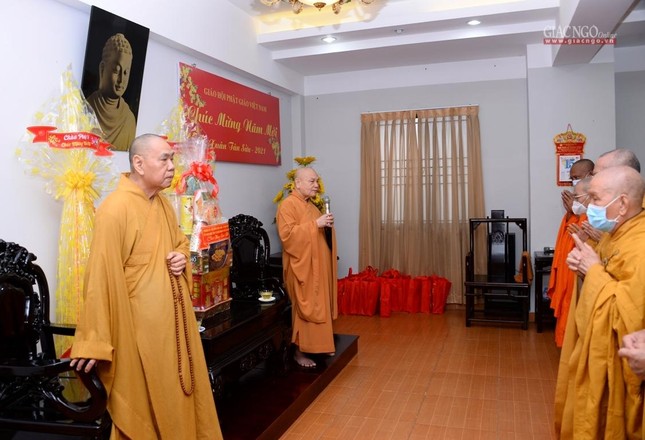 Chư tôn đức Hội đồng Trị sự, các Ban, Viện T.Ư tích cực hoạt động Phật sự t - Ảnh: Bảo Toàn