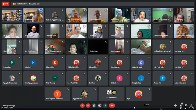 100 Phật tử tham gia tọa đàm về Phật pháp và giải pháp để được bình an 100 Phật tử tham gia tọa đàm về Phật pháp và giải pháp để được bình an