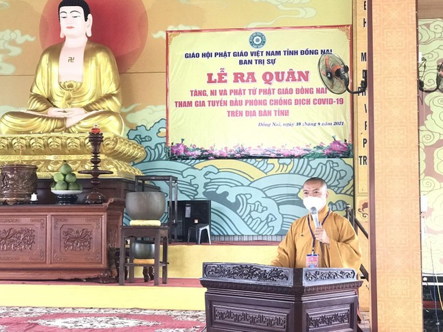 Đại đức Thích Thiện Mỹ cho biết đợt 2 có 64 tình nguyện viên