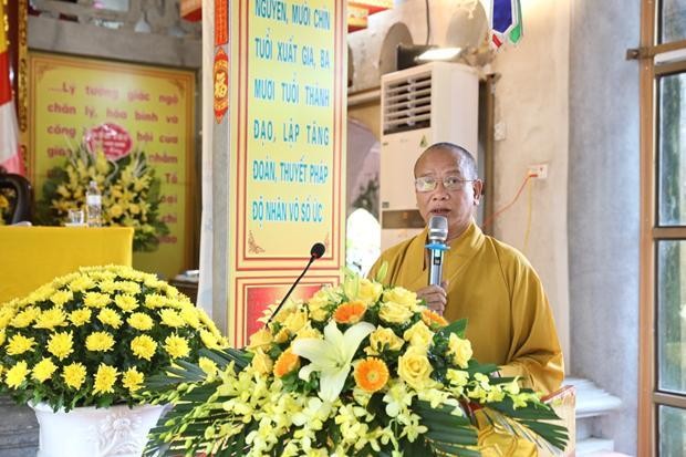 Hòa thượng Thích Quảng Hà phát biểu chỉ đạo Hòa thượng Thích Quảng Hà phát biểu chỉ đạo