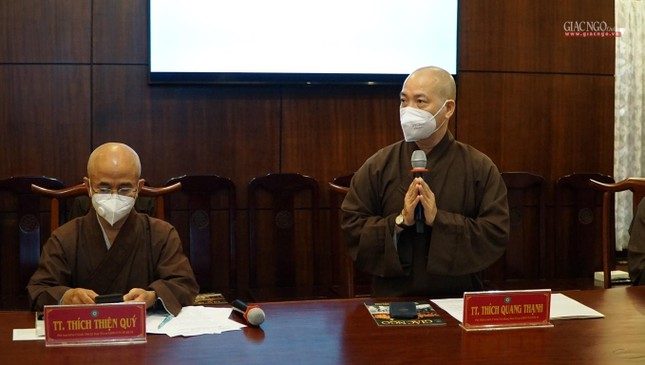 Thượng tọa Thích Quang Thạnh đóng góp ý kiến Thượng tọa Thích Quang Thạnh đóng góp ý kiến