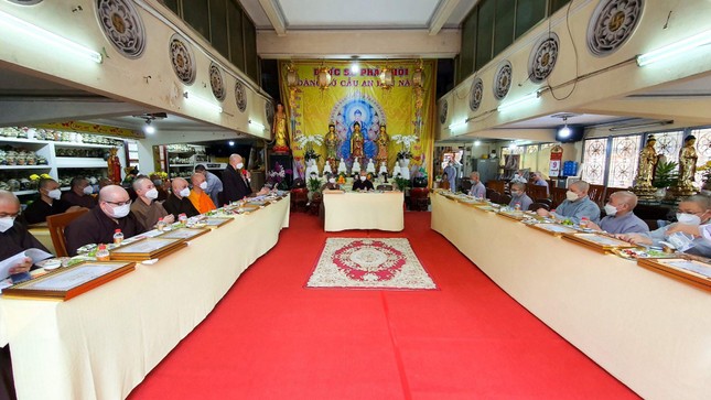 Quang cảnh buổi họp của Ban Trị sự Phật giáo quận 4 Quang cảnh buổi họp của Ban Trị sự Phật giáo quận 4