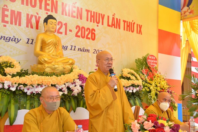 Hòa thượng Thích Quảng Tùng phát biểu chỉ đạo Hòa thượng Thích Quảng Tùng phát biểu chỉ đạo