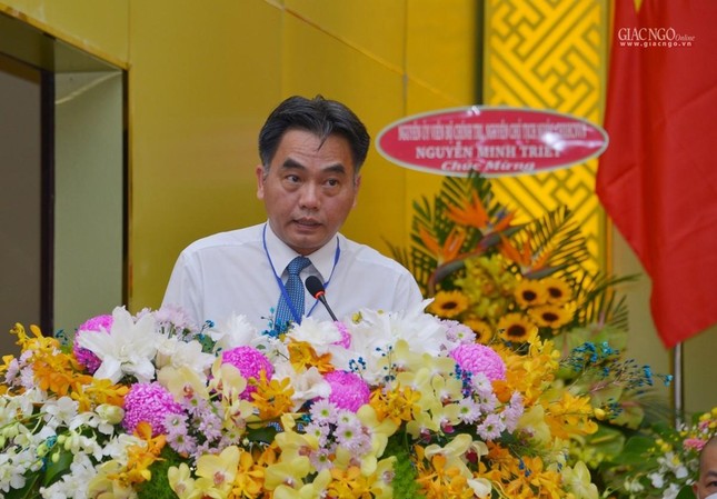 Ông Nguyễn Ngọc Hà phát biểu tại đại hội Ông Nguyễn Ngọc Hà phát biểu tại đại hội