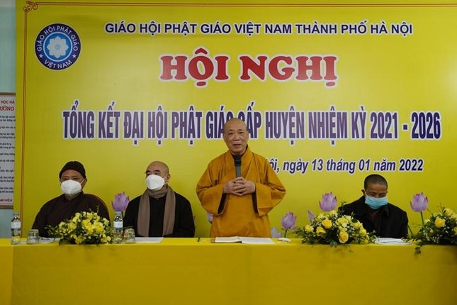 Hòa thượng Thích Bảo Nghiêm phát biểu tại hội nghị Hòa thượng Thích Bảo Nghiêm phát biểu tại hội nghị