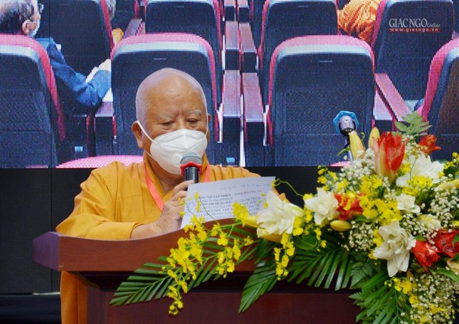 Hòa thượng Thích Thiện Minh phát biểu khai mạc