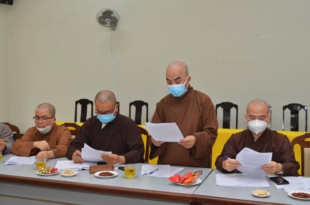 Cuộc họp đã thảo luận các hoạt động Phật sự sắp tới