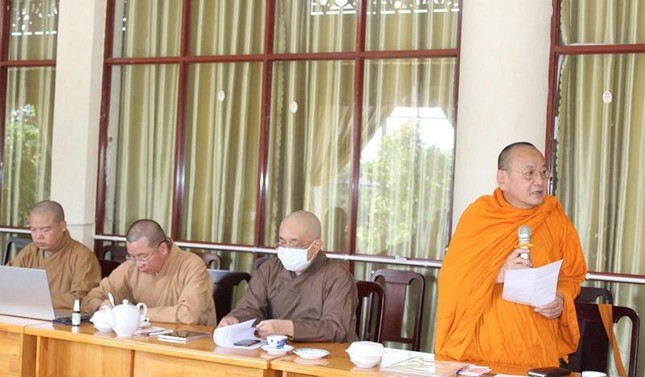Hòa thượng Thích Bửu Chánh phát biểu tại buổi họp Hòa thượng Thích Bửu Chánh phát biểu tại buổi họp