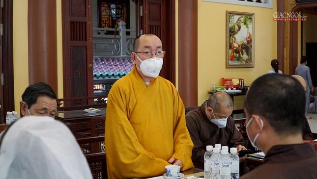 Thượng tọa Thích Đạt Đức góp ý các khâu chuẩn bị lễ truy điệu Thượng tọa Thích Đạt Đức góp ý các khâu chuẩn bị lễ truy điệu