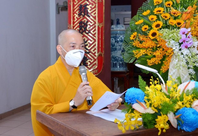 Thượng tọa Thích Quang Thạnh, Phó Văn phòng II Trung ương GHPGVN dẫn chương trình