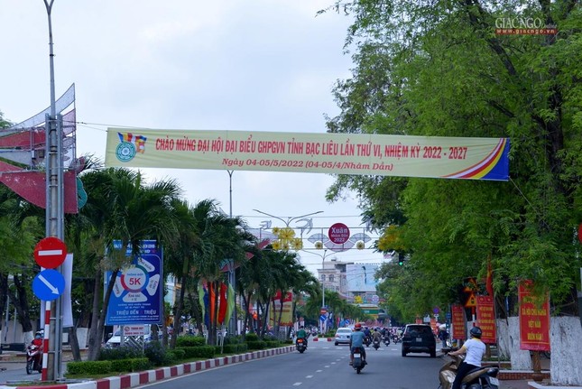 Biểu ngữ chào mừng đại bội trên đường phố TP.Bạc Liêu Biểu ngữ chào mừng đại bội trên đường phố TP.Bạc Liêu