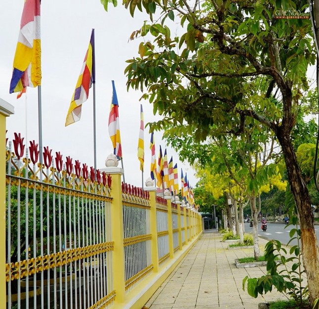 Cờ Phật giáo chào mừng Đại hội Cờ Phật giáo chào mừng Đại hội