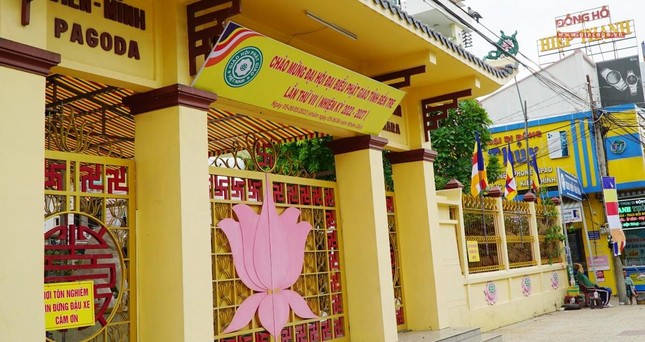 Không khí chào mừng đại hội tại chùa Viên Minh Không khí chào mừng đại hội tại chùa Viên Minh