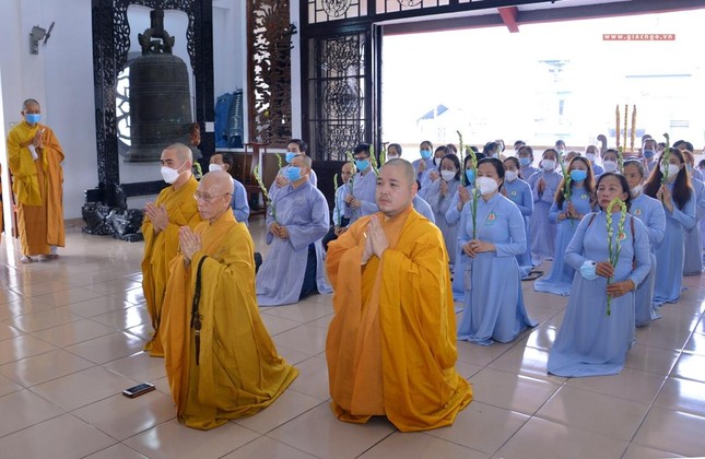 Chư Tăng, Phật tử đạo tràng tổ đình Quán Thế Âm - trú xứ cuối cùng của Hòa thượng Thích Quảng Đức