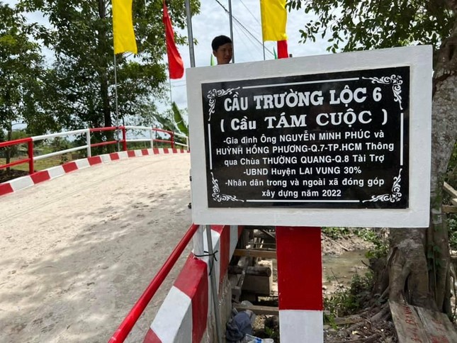 Khánh thành cầu Trường Lộc 6 tại ấp Tân Thành - Ảnh: T.Q Khánh thành cầu Trường Lộc 6 tại ấp Tân Thành - Ảnh: T.Q