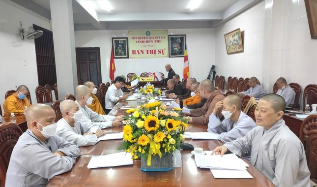 Chư Tăng Ni Phật giáo TP.Bến Tre dự họp Chư Tăng Ni Phật giáo TP.Bến Tre dự họp