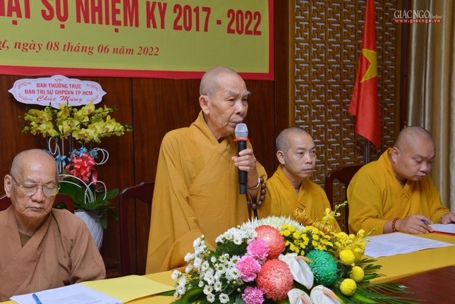 Hòa thượng Thích Thiện Đức phát biểu khai mạc