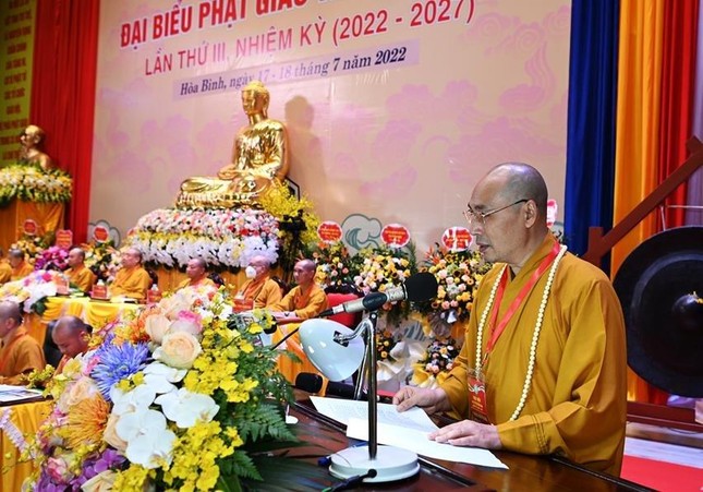 Thượng tọa Thích Đức Nguyên phát biểu khai mạc Thượng tọa Thích Đức Nguyên phát biểu khai mạc