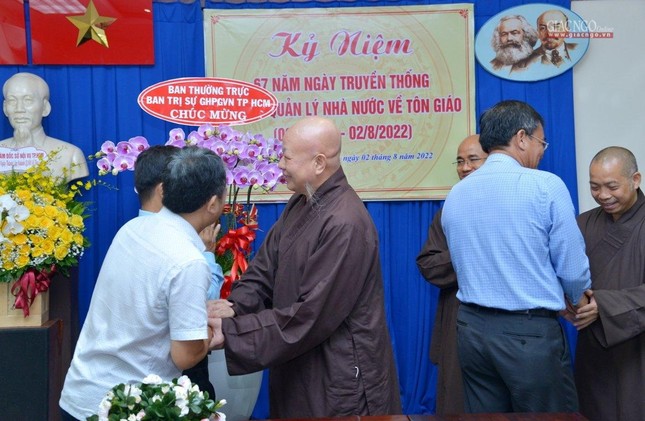 Đoàn Ban Trị sự GHPGVN TP.HCM thăm, chúc mừng tại trụ sở Ban Tôn giáo TP.HCM Đoàn Ban Trị sự GHPGVN TP.HCM thăm, chúc mừng tại trụ sở Ban Tôn giáo TP.HCM