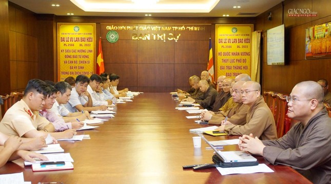 Ban Trị sự họp liên ngành với các cơ quan chức năng Ban Trị sự họp liên ngành với các cơ quan chức năng