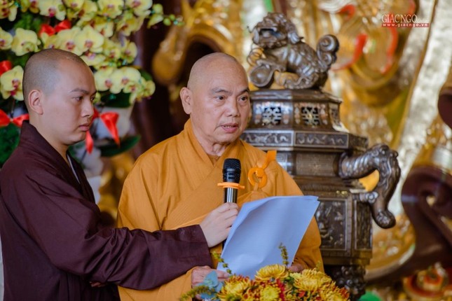 Hòa thượng Thích Từ Vân phát biểu khai mạc