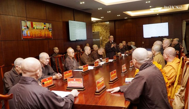 Buổi họp thảo luận nhiều hoạt động Phật sự của Phật giáo TP.HCM